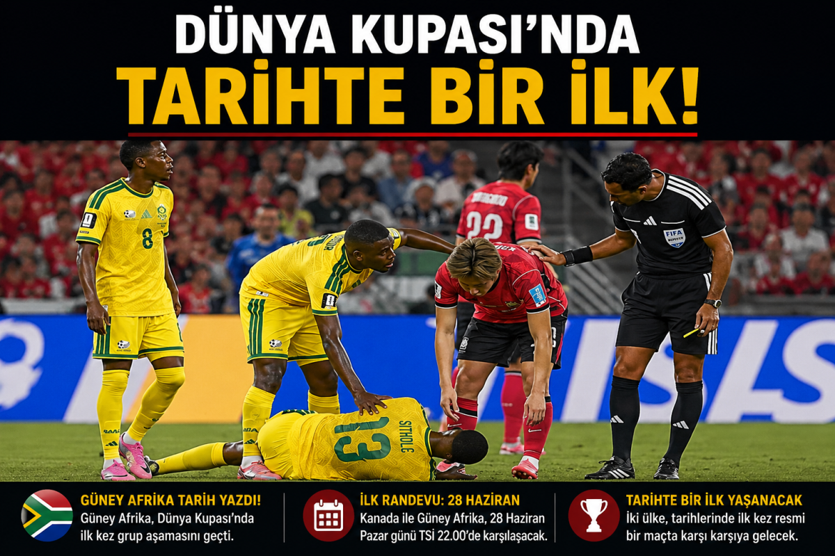 Dünya Kupası’nda İlk Son 32 Eşleşmesi: Kanada ile Güney Afrika Karşılaşacak