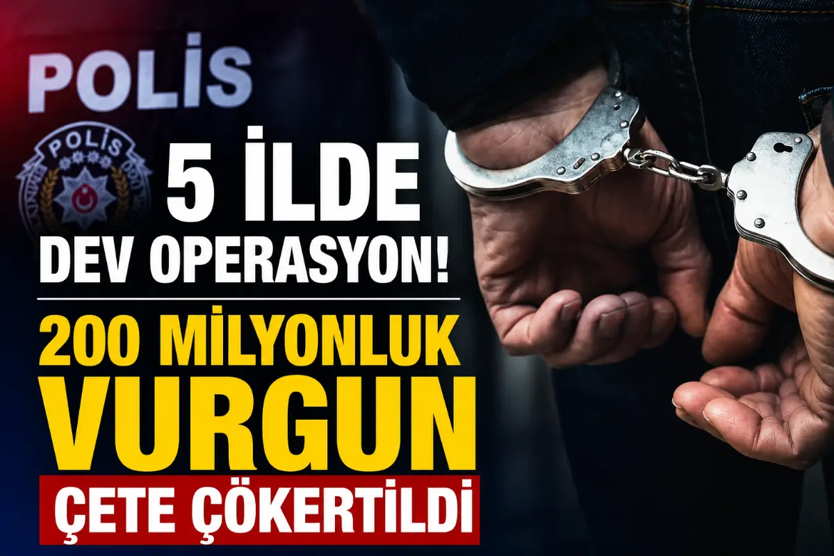 İzmir Merkezli 5 İlde Sigorta Dolandırıcılığı Operasyonu: 48 Gözaltı