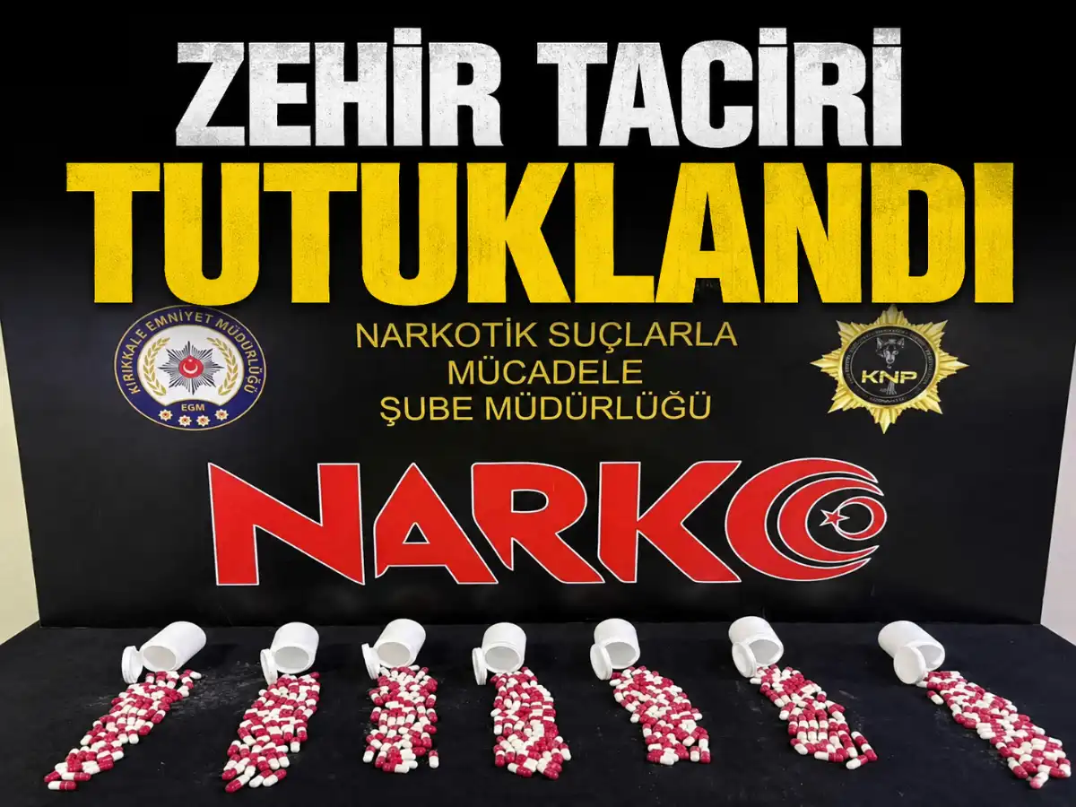Kırıkkale’de Uyuşturucu Operasyonu: 377 Sentetik Hapla Yakalandı
