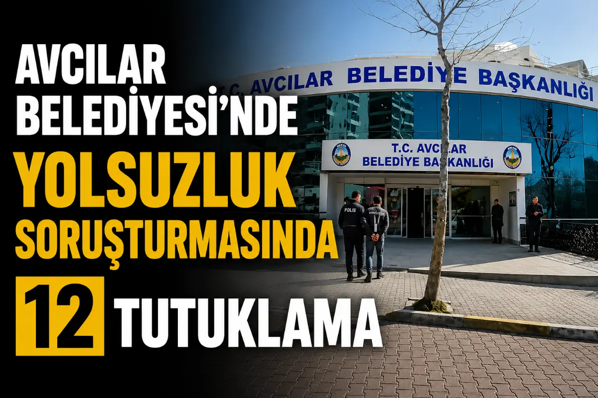 Avcılar Belediyesi Asfalt İhalesi Soruşturmasında 12 Şüpheli Tutuklandı