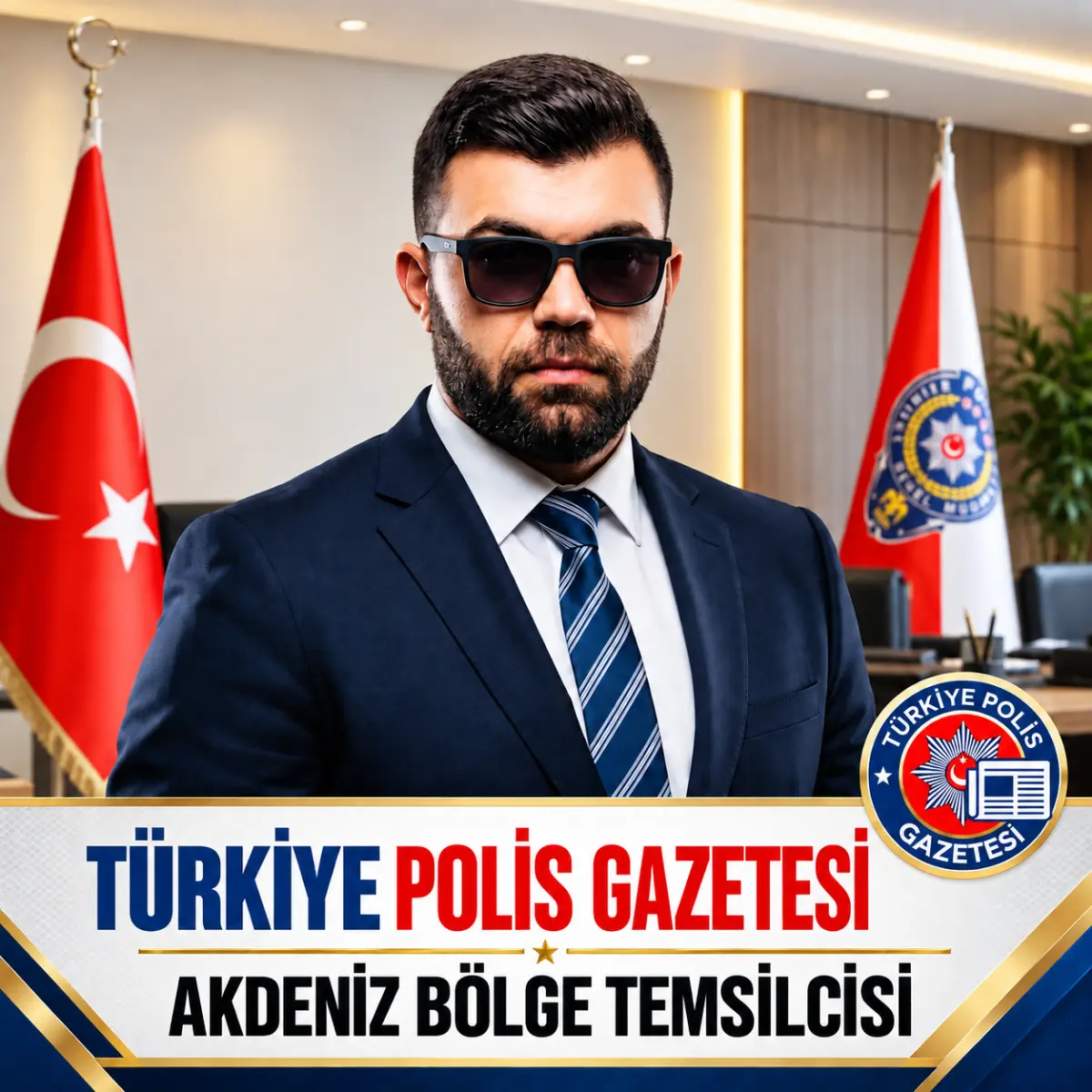 Mahmut Alkan Türkiye Polis Gazetesi Akdeniz Bölge Temsilcisi Oldu